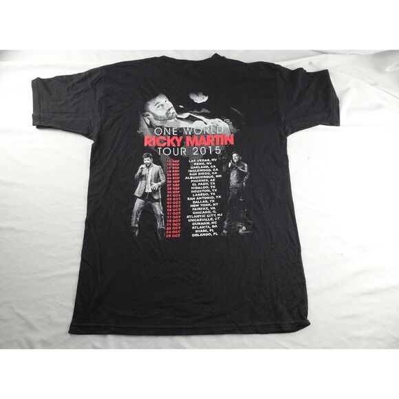 One World Ricky Martin tour 2015 Shirt Size M - Picture 2 of 6